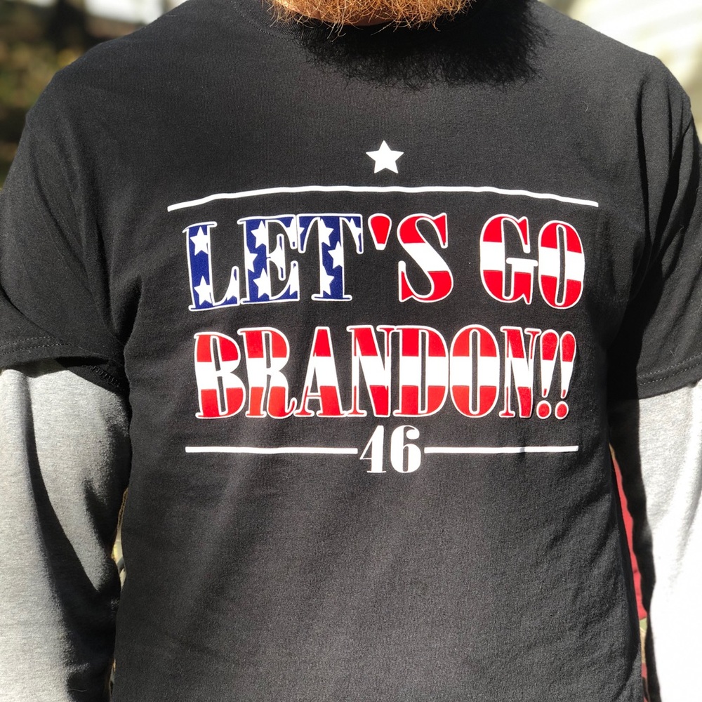 Black “Let’s Go Brandon” Short Sleeve T-shirt